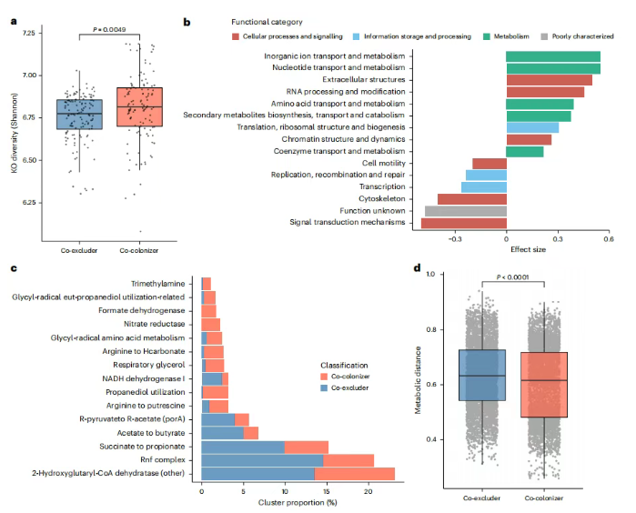 nat microbiol｜全球肠道微生物群揭示肠杆菌科的双面性：是威胁还是共生？(图6)