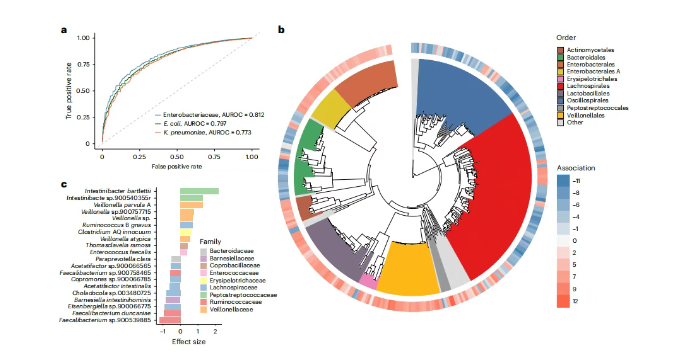 nat microbiol｜全球肠道微生物群揭示肠杆菌科的双面性：是威胁还是共生？(图4)