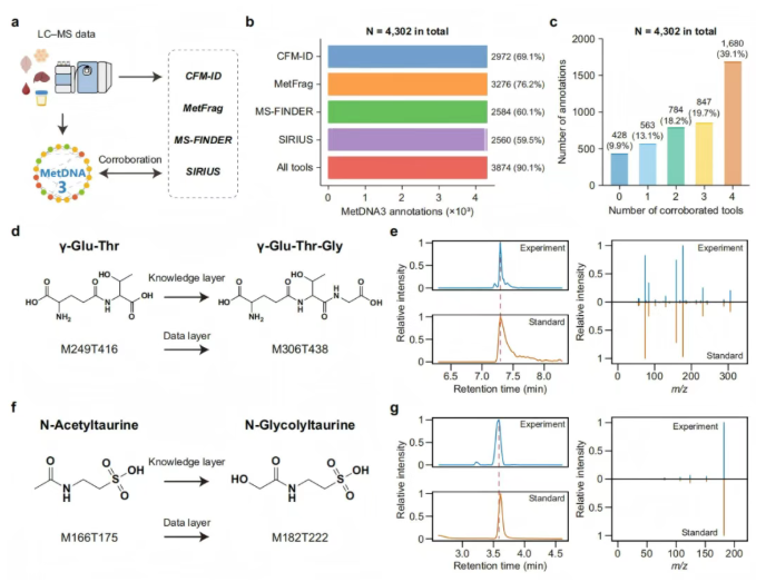 nature子刊｜朱正江研究员团队新成果：MetDNA3-以知识与数据双层代谢网络驱动破解非靶标代谢组学注释难题(图5)