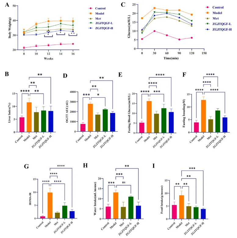 Phytomedicine(IF=11.3)|湖南中医药大学团队多组学方法揭秘：左归降糖清肝方重塑脂肪酸代谢，改善MASLD(图3)